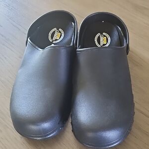 Kids Black Clogs